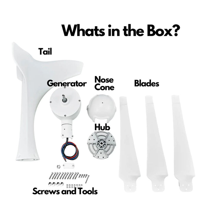 Automaxx 1500W Windmill Turbine Generator Kit