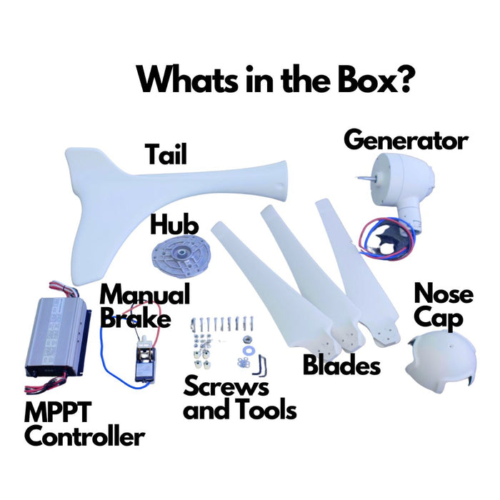 Automaxx 400W Home & Land Windmill Turbine Generator Kit