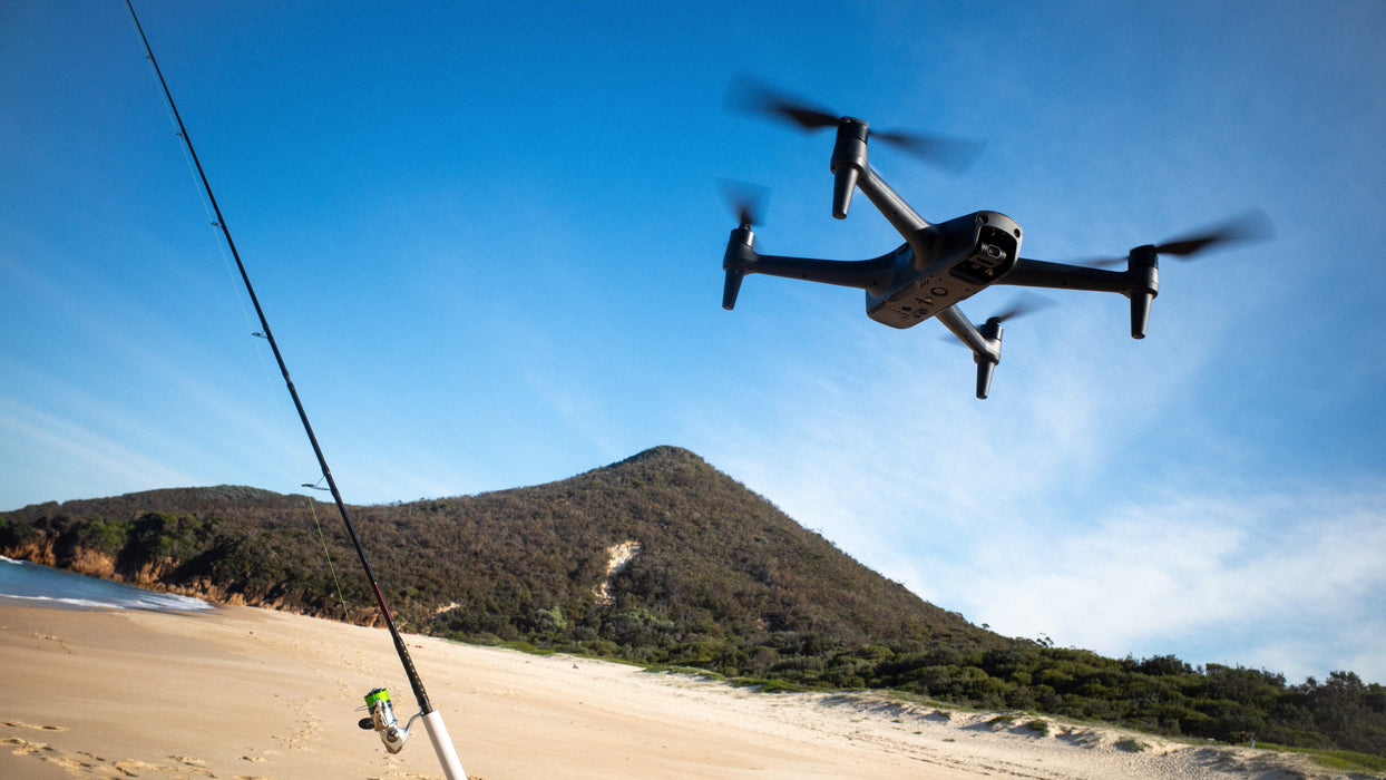 Aeroo Pro Weather-Resistant Drone, 4K Camera, 3-Axis Gimbal, 20 mph Wind Hold, Optical Flow, GPS