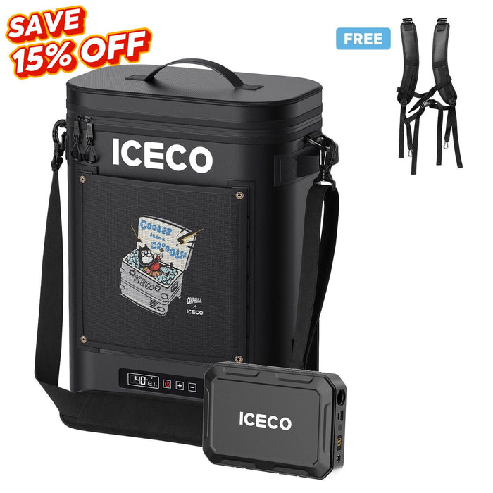 ICECO NEW! 13.5QT GOPACK12 Single Zone 12V Ice-Free Portable Freezer
