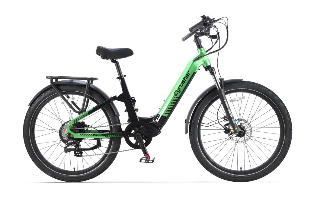 Cyrusher Sprint Step-Through City E-Bike | 750W Motor & 48V Battery