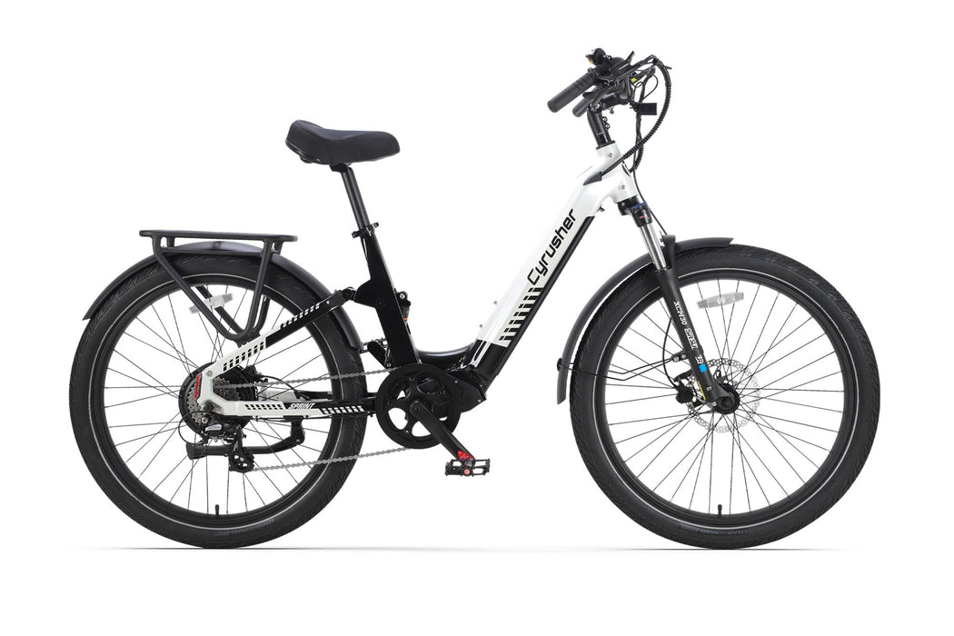 Cyrusher Sprint Step-Through City E-Bike | 750W Motor & 48V Battery