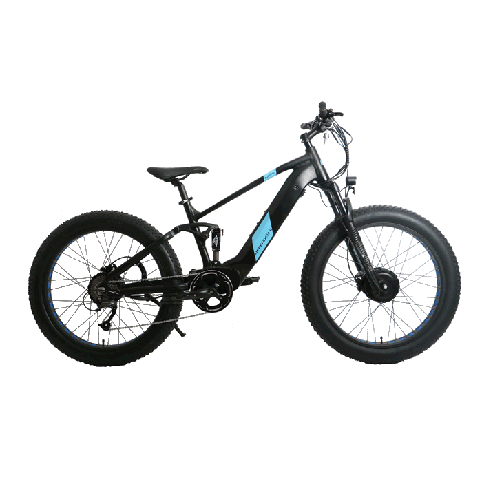 Eunorau Defender-S Electric Bike, Dual 750W, Full Suspension,
