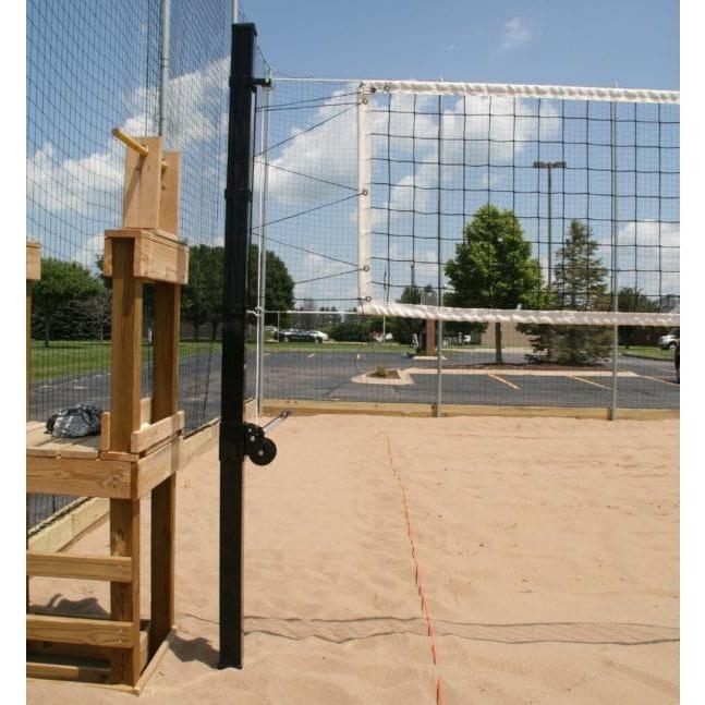 Douglas VBS-3.5" SQ Steel Outdoor In-Ground Volleyball System 65250S