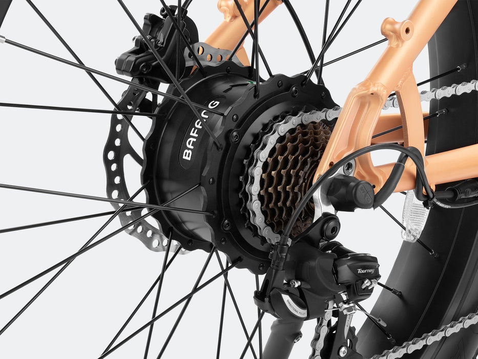 Velowave Rover Step-Thru Electric Bike 750W Motor, Fat Tires, 50-Mile Range, Hydraulic Brakes