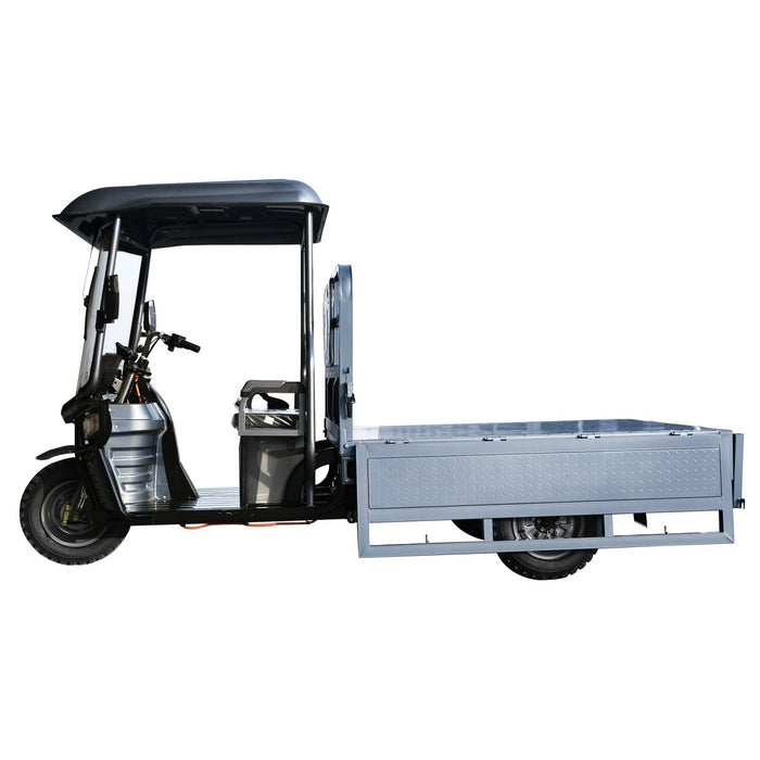 Jinpeng 1500W Electric Cargo Tricycle Truck with Canopy