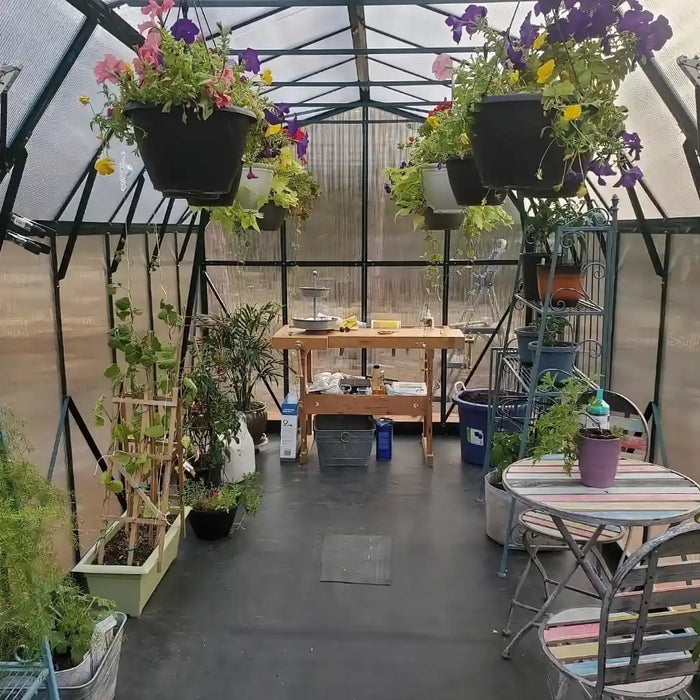 Grandio Elite 8x20 Greenhouse Kit 10mm Polycarbonate Barn Style