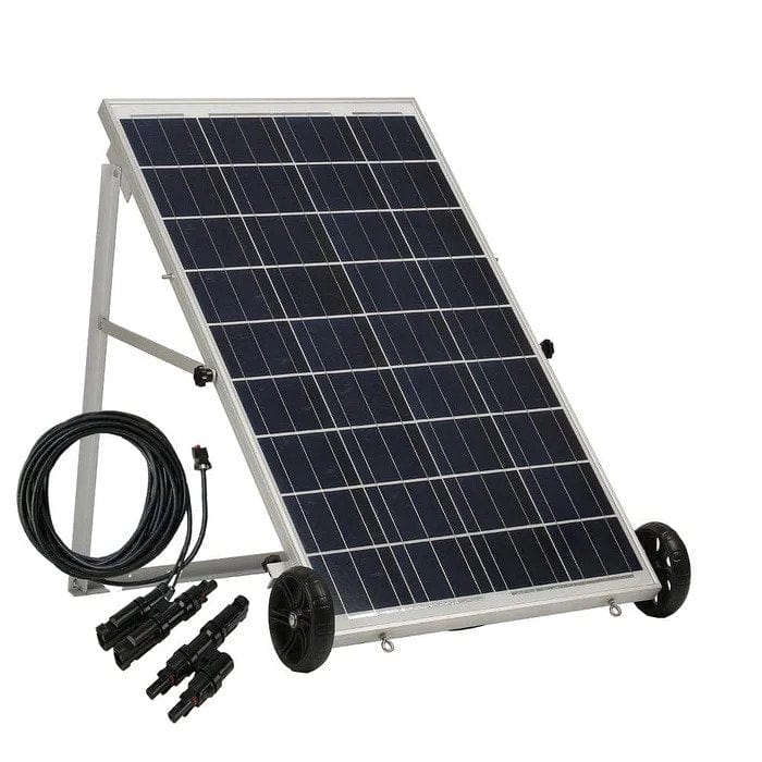 Nature's Generator Power Panel with 50 foot cable and MC4 Branch Connector