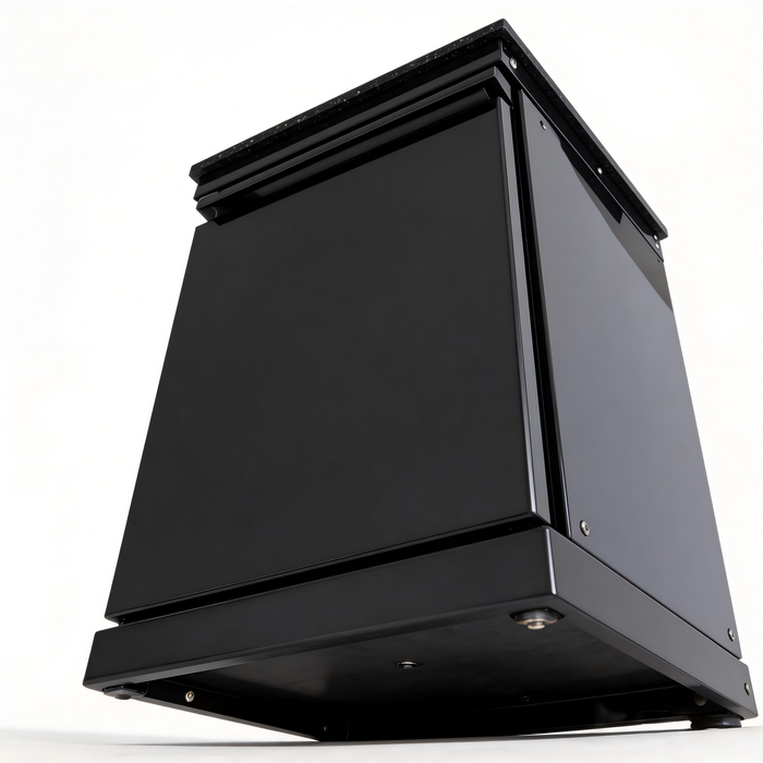 Black Single-door Storage Locker Outdoor Kitchen Islands