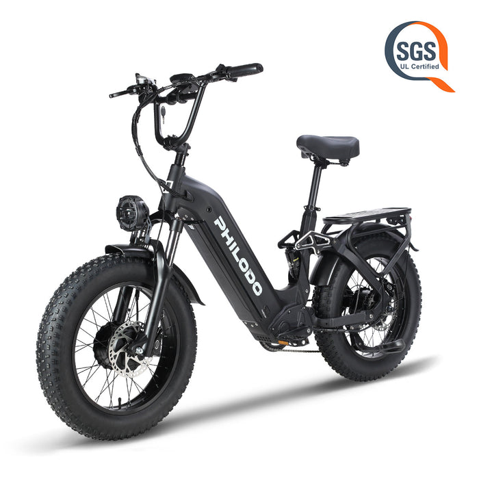 PHILODO Falcon 20" Step-Thru Fat Tire Electric Bike