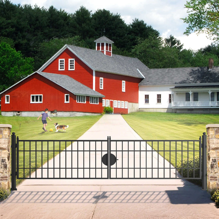 Chery Industrial Gate Posts 10'x4"x4" for Dual Swing Driveway Gates