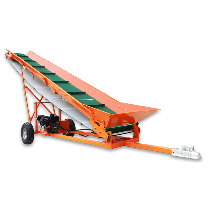 Chery Industrial 6.5HP Firewood Conveyor Max. 9.3ft Lift Height with B&S Engine and 19.7" PVC Belt
