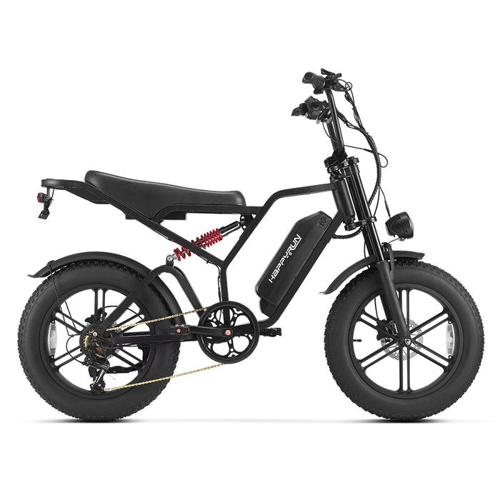 HAPPYRUN Tank G60C  20"*4" Fat Tires Electric Bikes Trie Dirt All Terrain 750W 48V 18Ah