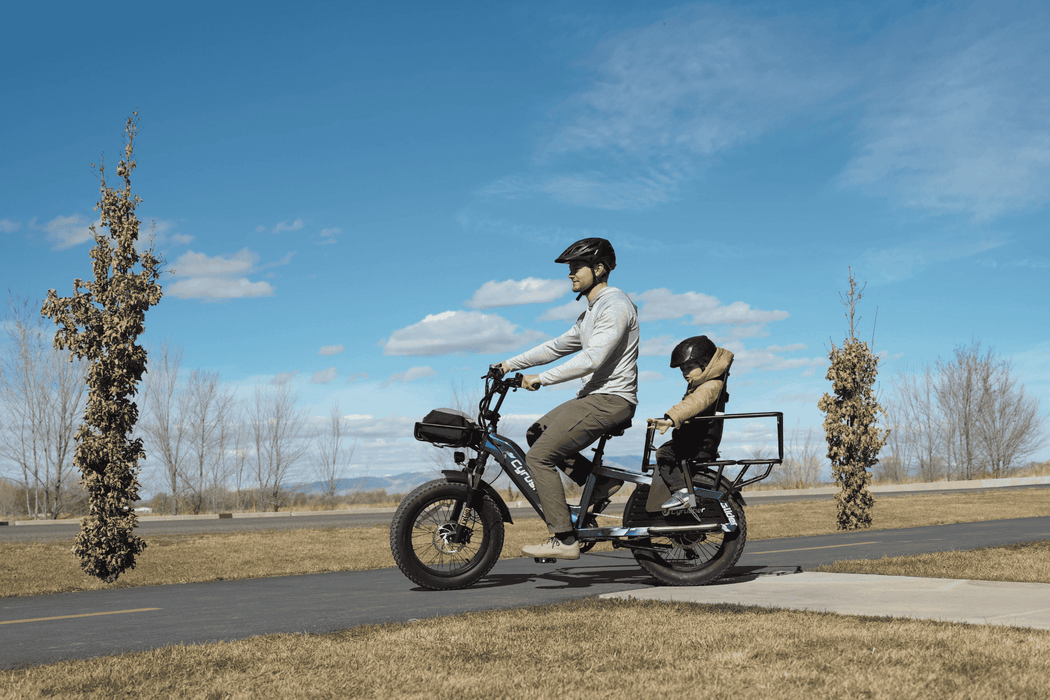 Cyrusher Glider Cargo E-Bike with 750W Hub Motor, 52V Battery & Hydraulic Brakes