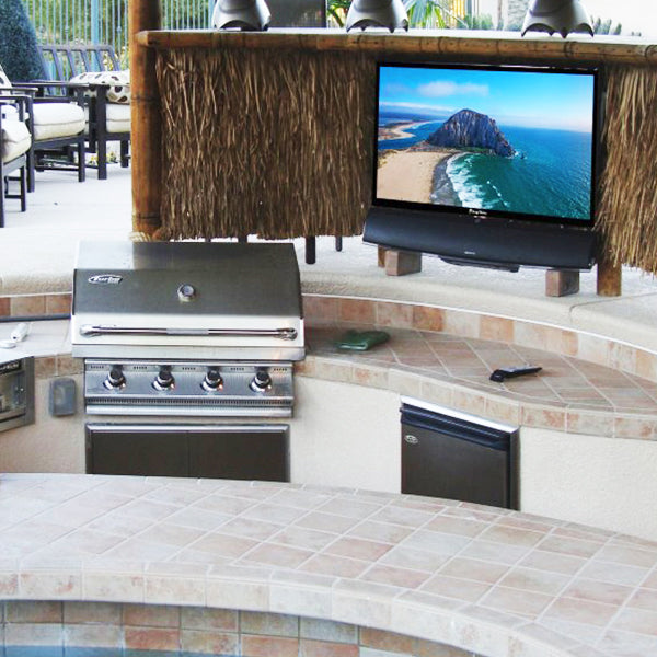 MirageVision Samsung Outdoor Shade TV – 4K Smart UHD – Emerald Series