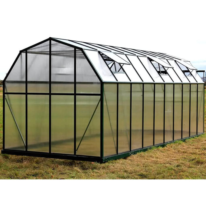 Grandio Elite 8x20 Greenhouse Kit 10mm Polycarbonate Barn Style
