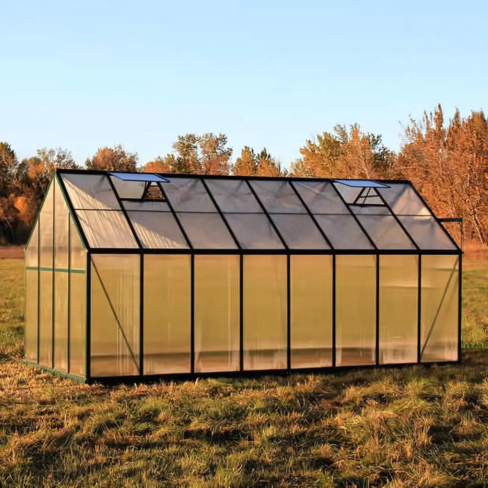 Grandio Ascent 8x16 Greenhouse Kit 6mm Twin Wall Polycarbonate