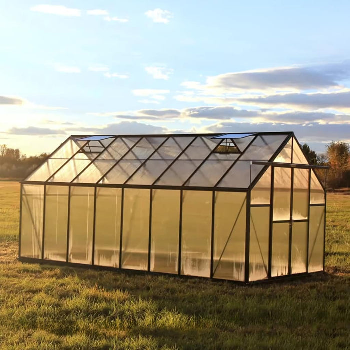 Grandio Ascent 8x16 Greenhouse Kit 6mm Twin Wall Polycarbonate