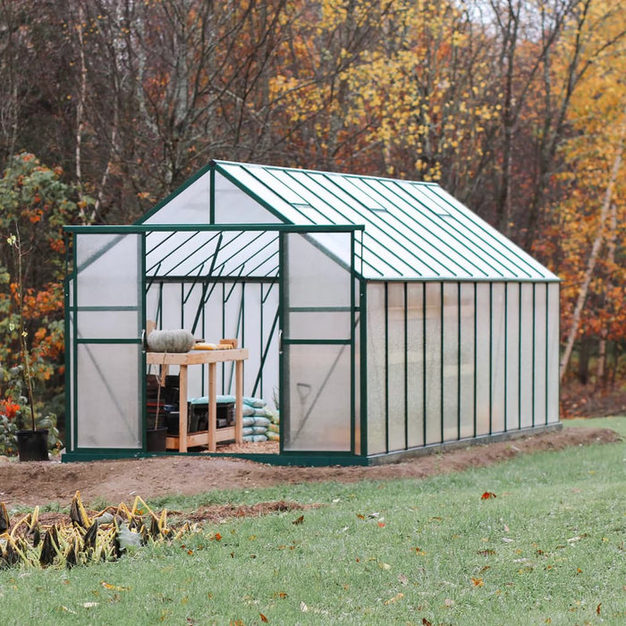 Grandio Ascent 8x24 Greenhouse Kit 6mm Twin Wall Polycarbonate