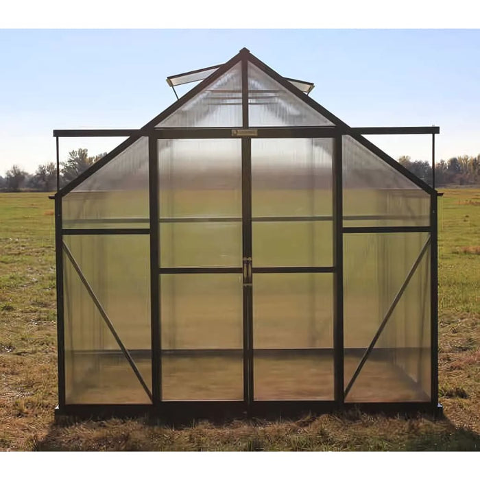 Grandio Ascent 8x8 Greenhouse Kit 6mm Twin Wall Polycarbonate