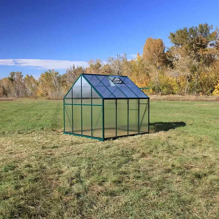 Grandio Ascent 8x8 Greenhouse Kit 6mm Twin Wall Polycarbonate