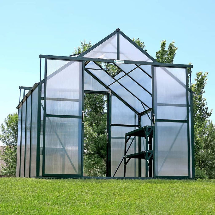 Grandio Ascent 8x8 Greenhouse Kit 6mm Twin Wall Polycarbonate