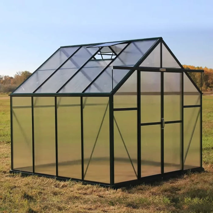 Grandio Ascent 8x8 Greenhouse Kit 6mm Twin Wall Polycarbonate