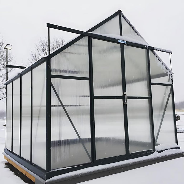 Grandio Ascent 8x8 Greenhouse Kit 6mm Twin Wall Polycarbonate