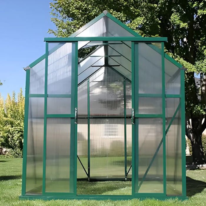 Grandio Element 6x4 Greenhouse Kit 10mm Polycarbonate Aluminum Frame