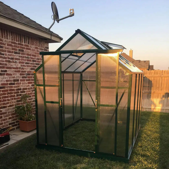 Grandio Element 6x4 Greenhouse Kit 10mm Polycarbonate Aluminum Frame