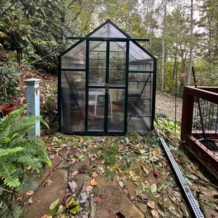 Grandio Element 6x4 Greenhouse Kit 10mm Polycarbonate Aluminum Frame