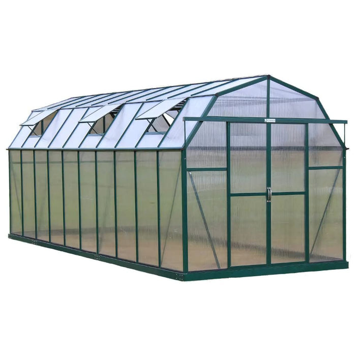 Grandio Elite 8x20 Greenhouse Kit 10mm Polycarbonate Barn Style