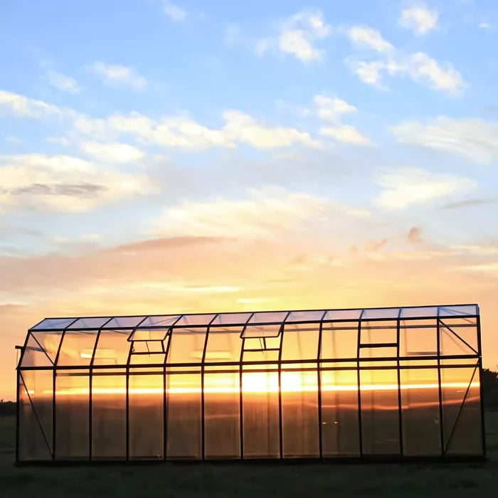 Grandio Elite 8x24 Greenhouse Kit 10mm Polycarbonate Heavy Duty Aluminum Frame