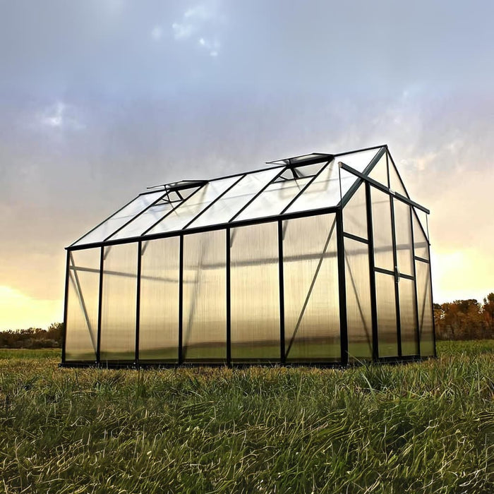 Grandio Ascent 8x12 Greenhouse Kit Twin Wall Polycarbonate