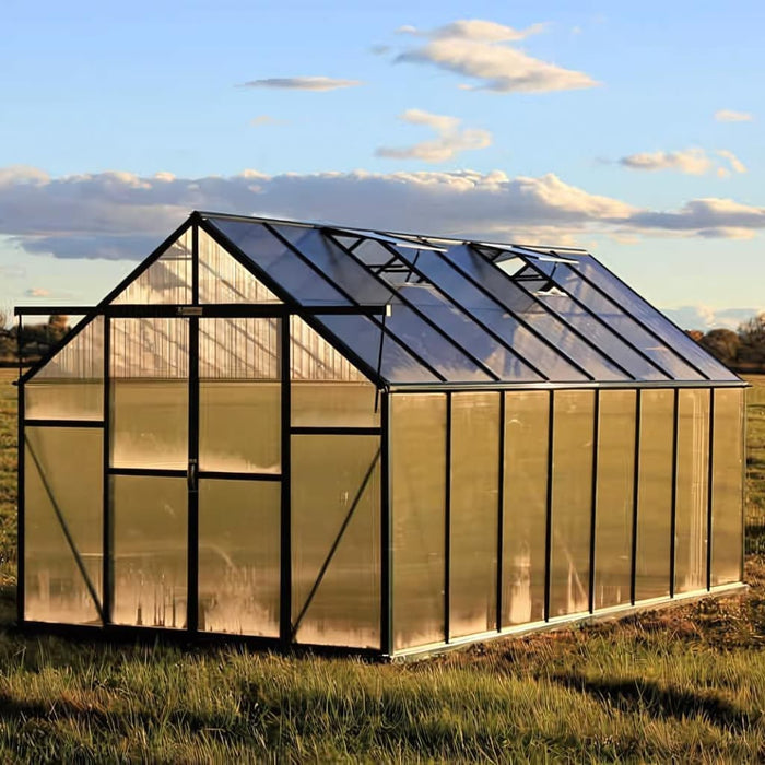 Grandio Ascent 8x16 Greenhouse Kit 6mm Twin Wall Polycarbonate