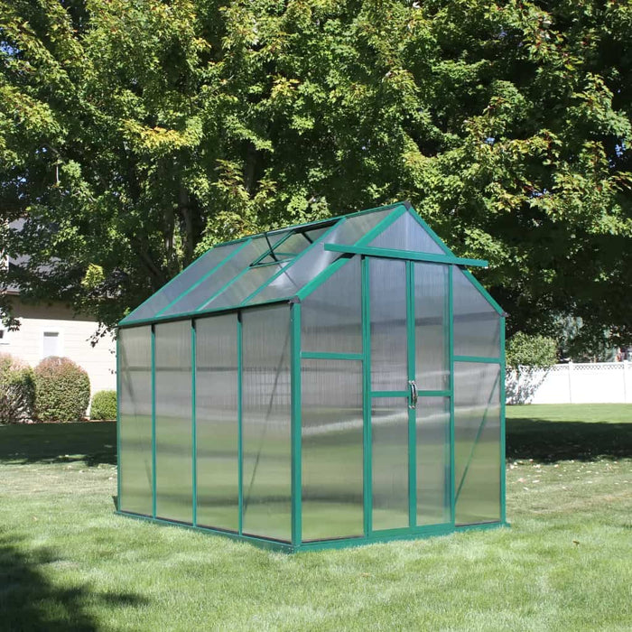 Grandio Element 6x8 Greenhouse Kit 10mm Polycarbonate Aluminum Frame