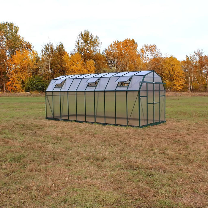 Grandio Elite 8x20 Greenhouse Kit 10mm Polycarbonate Barn Style