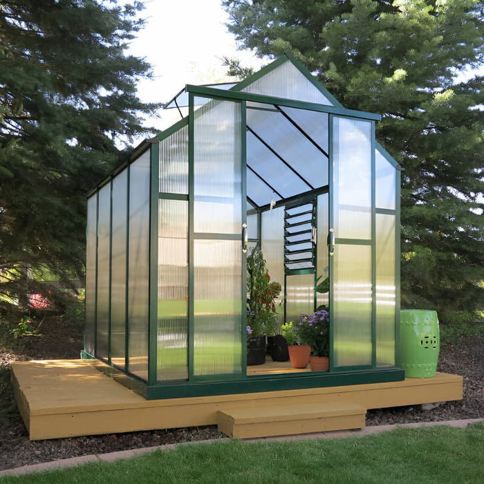 Grandio Element 6x12 Greenhouse Kit 10mm Polycarbonate Aluminum Frame