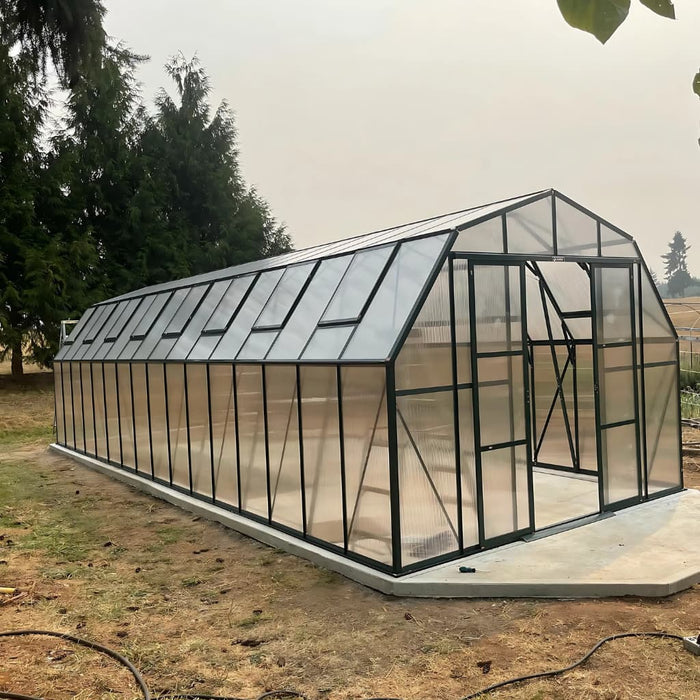 Grandio Summit 12x32 Greenhouse Kit 10mm Twin Wall Polycarbonate