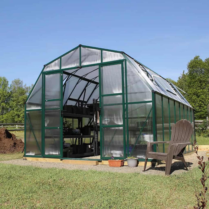 Grandio Summit 12x16 Greenhouse Kit 10mm Twin Wall Polycarbonate