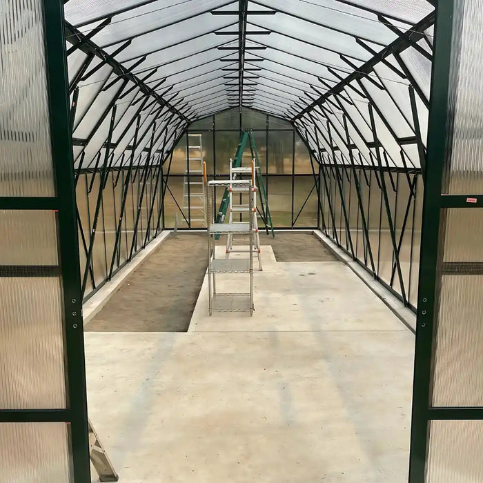 Grandio Summit 12x28 Greenhouse Kit 10mm Twin Wall Polycarbonate