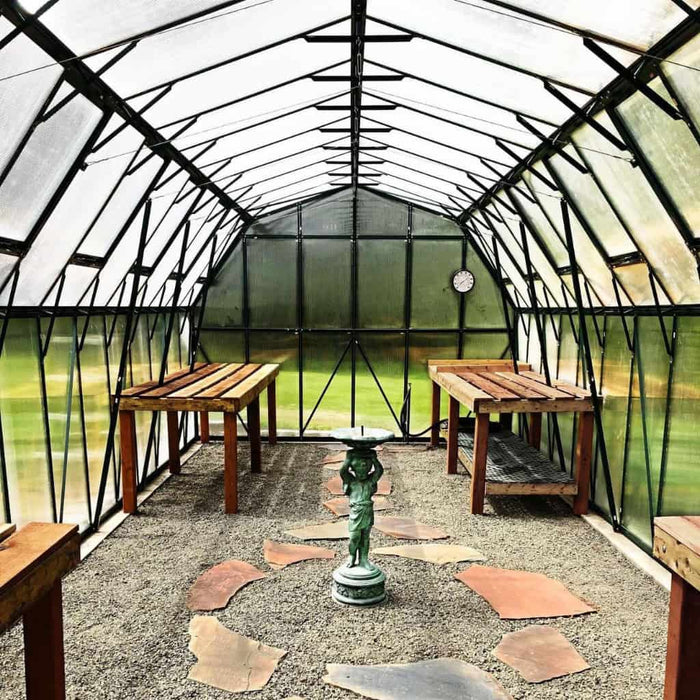 Grandio Summit 12x32 Greenhouse Kit 10mm Twin Wall Polycarbonate