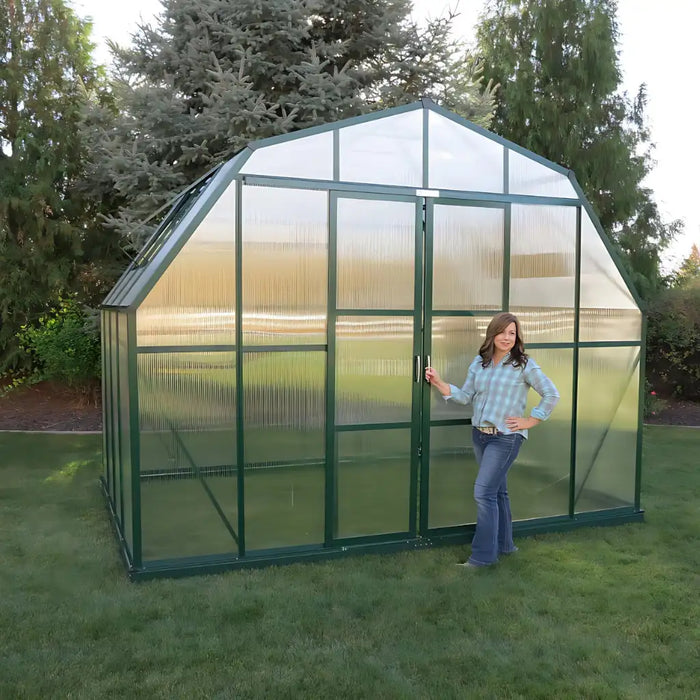 Grandio Summit 12x8 Greenhouse Kit 10mm Polycarbonate