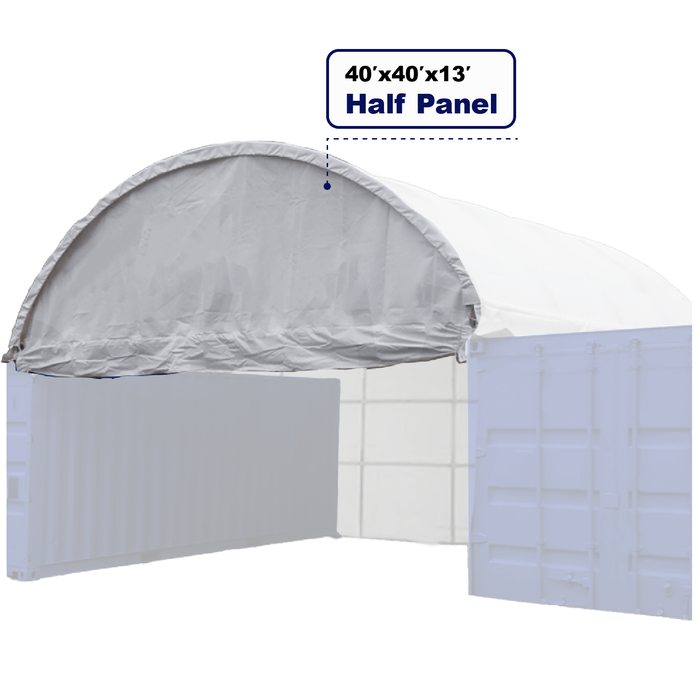 Chery Industrial Greatbear Half Front Panel for 40’ × 40’ × 13’ Container Shelter (Outside)