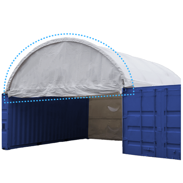Chery Industrial Greatbear Half Front Panel for 40’ × 40’ × 13’ Container Shelter (Outside)