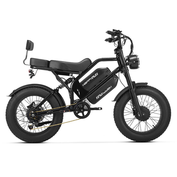 HappyRun G70 Pro Dual-Motor Electric Cargo Bike Dual Battery