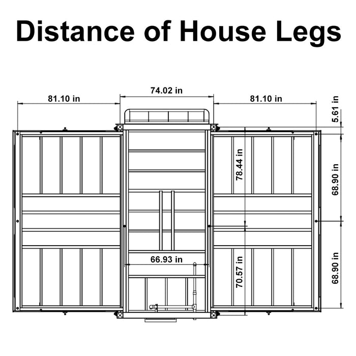 Mobile Expandable Prefab House 13ft x 20ft