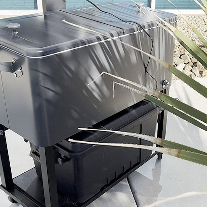 MirageVision Outdoor TV Lift Cooler + 32" Outdoor TV Combo (Portable)