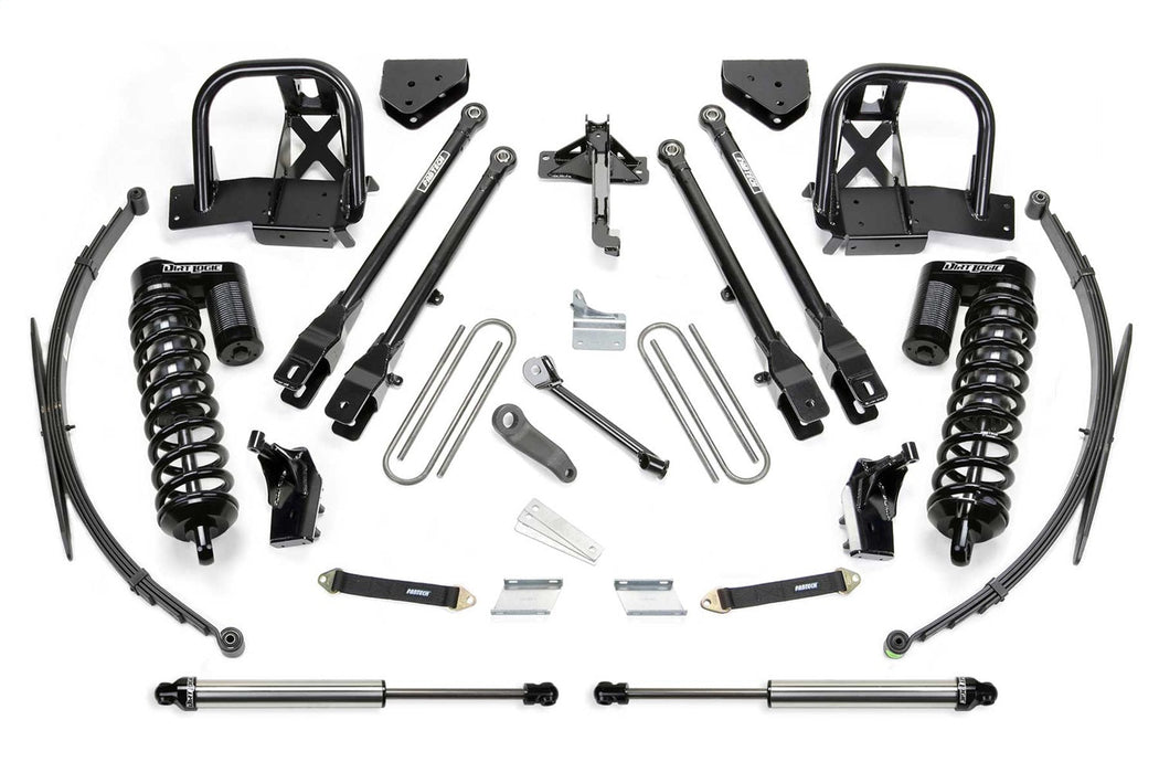 Fabtech K2068DL - 08-10 Ford F250/F350 4WD 8in 4Link Sys w/Dlss 4.0 C/O& Rr Dlss