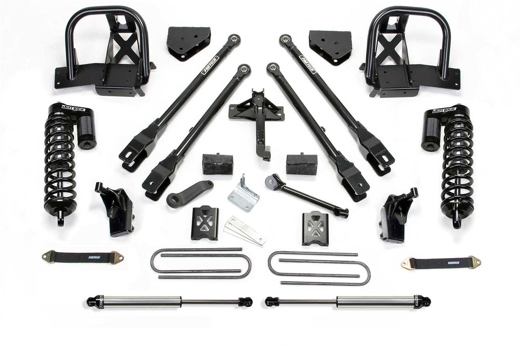Fabtech K2138DL - 11-16 Ford F250 4WD 6in 4Link Sys w/Dlss 4.0 C/O& Rr Dlss